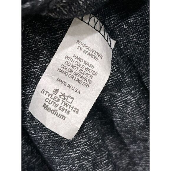 Pomelo Tween Shirt Top Women's Medium Gray Polyester Twisted Front Pullover - Picture 5 of 5